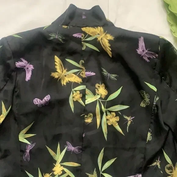 🦋h&m Floral Butterfly Open Front Blazer🦋 - Picture 8 of 14